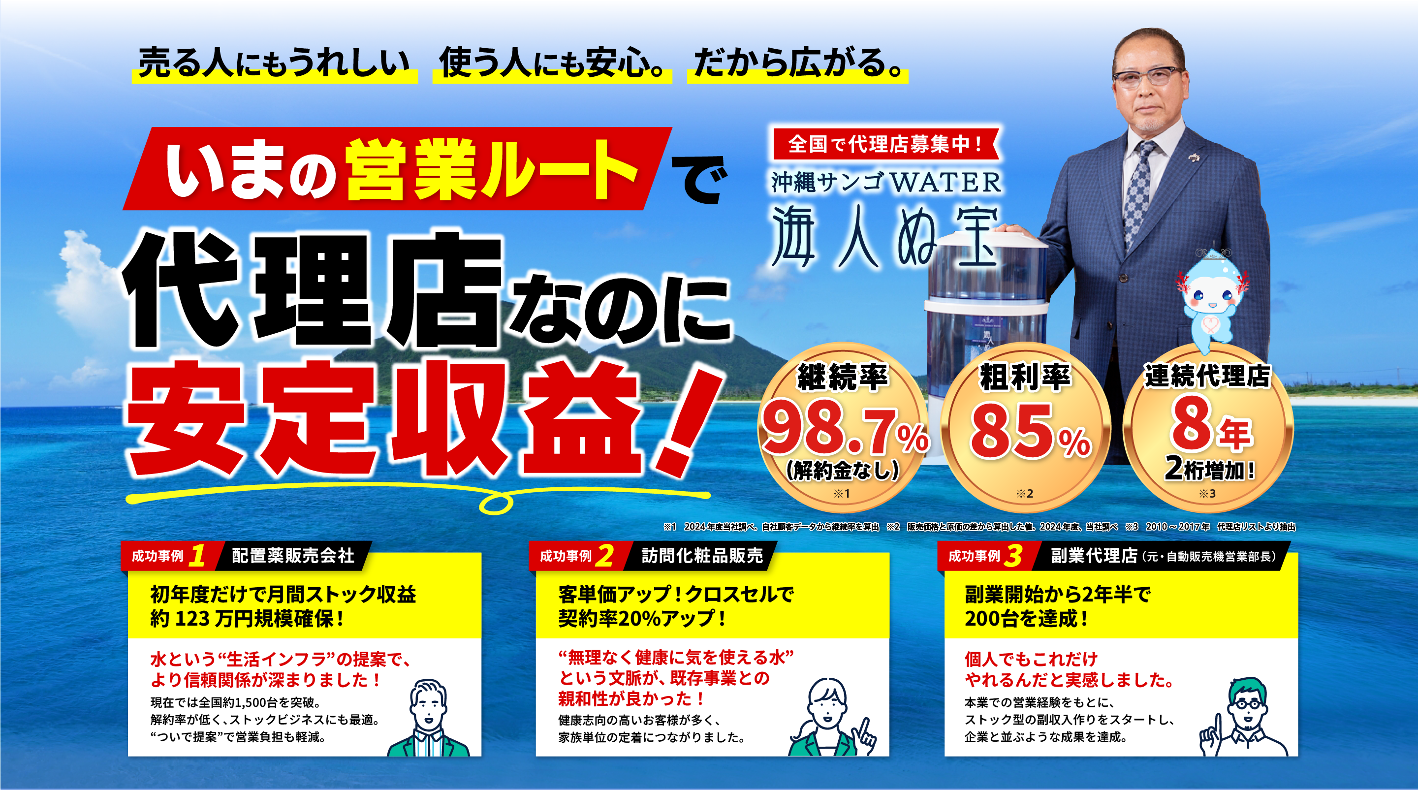 いまの営業ルートを使って、“違う商材”で継続される売り上げを作る